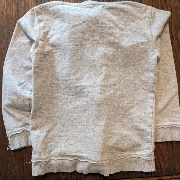 Burt's Bees Raw Hem Zip up Sweatshirt - Picture 2 of 2